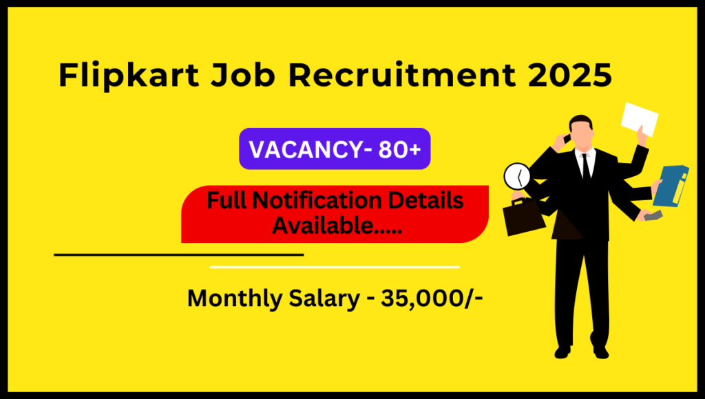 Flipkart Job recruitment 2025