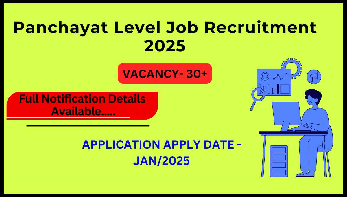 Panchayat level Job recruitment 2025