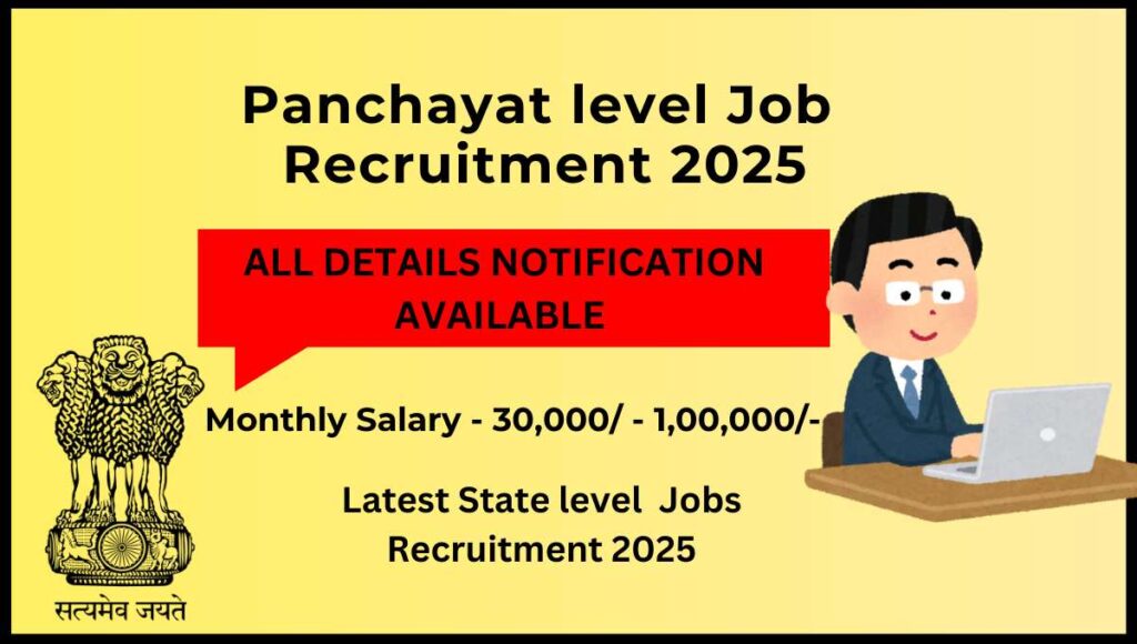 Panchayat & Rural Development Recruitment 2025